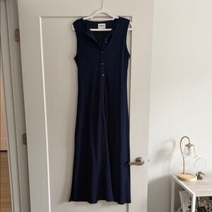 Callahan Navy Sleeveless Maxi Dress